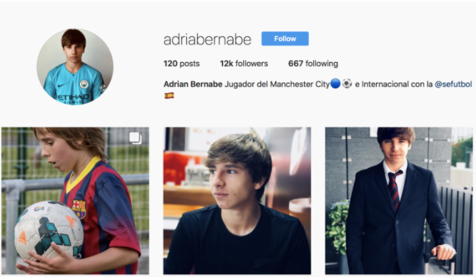 Hình ảnh từ Instagram của Adrian Bernabe.