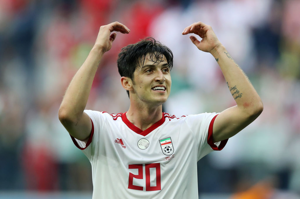 Sardar Azmoun 2 lần gieo sầu cho ĐT Việt Nam.