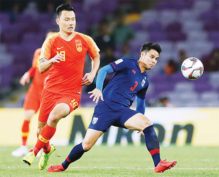 Bunmathan đã thi đấu ấn tượng trong cuộc đối đầu với ĐT Trung Quốc.
