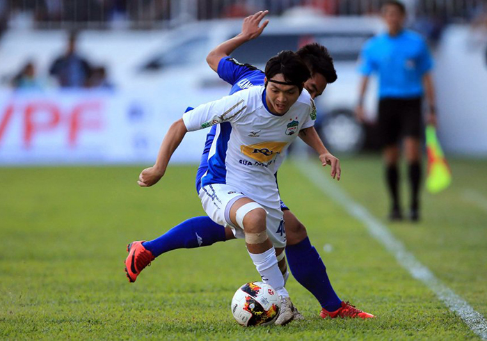 Tuấn Anh đã có trận đấu trở lại V-League khá thành công.