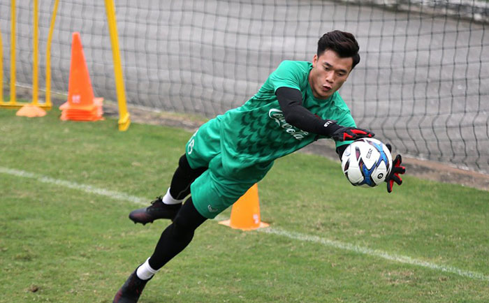Tiến Dũng sẽ trấn giữ khung thành U23 Việt Nam.