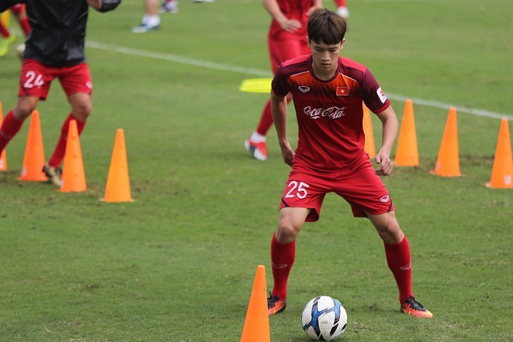 Hoàng Đức sẽ mang đến những pha bóng đậm chất sáng tạo cho tuyến giữa U23 Việt Nam.