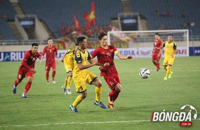 Hoàng Đức đã có những đóng góp tích cực trên hàng công U23 Việt Nam. Ảnh: Minh Anh.