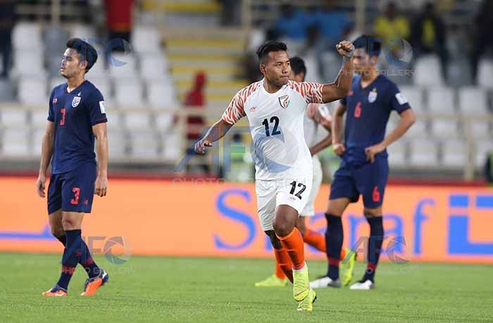 Ấn Độ từng hạ Thái Lan 4-1 ở trận mở màn tại Asian Cup 2019.