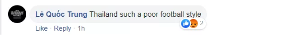 Thái Lan đá thật kém fair-play.
