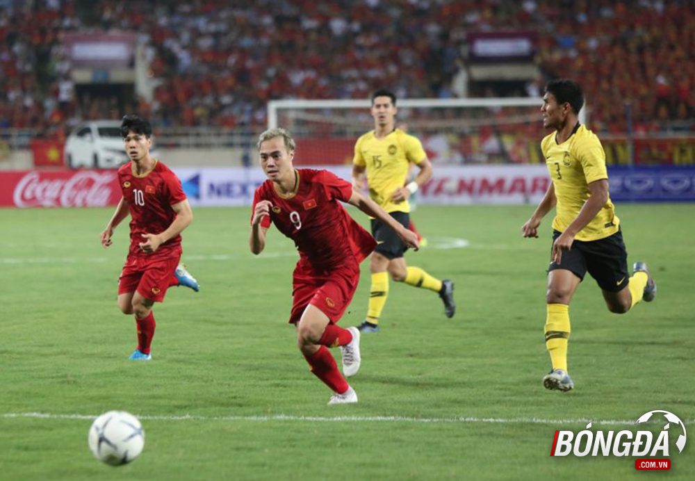ĐT Việt Nam thắng Malaysia 1-0 tại Mỹ Đình. Ảnh: Minh Anh.