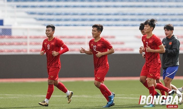 Sau trận đại thắng trước Brunei và Lào, U22 Việt Nam cho thấy sự hưng phấn, tự tin trong buổi tập vào sáng 29/11 hướng tới trận đấu với Indonesia vào ngày 01/12 tới.