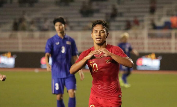 Osvaldo Haay là mũi giáp công lợi hại của U22 Indonesia.