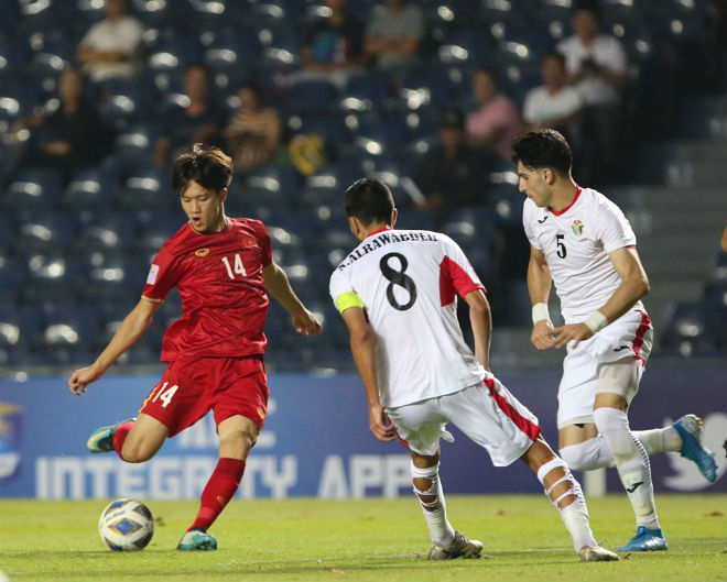 U23 Việt Nam có trận đấu khó khăn trước Jordan.