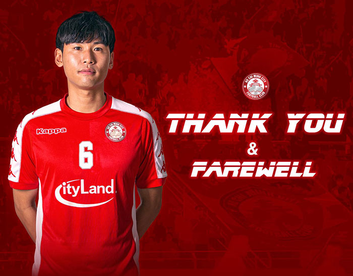 CLB TP.HCM chia tay tiền vệ người Hàn Quốc Seo Yong Duk sau khi hợp đồng giữa 2 bên hết hiệu lực. Ảnh: Fanpage CLB TP.HCM.