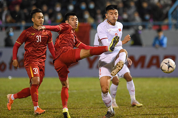 Ảnh bài viết Hai lần dẫn điểm, U22 Việt Nam vẫn thất thủ trước các đàn anh ĐTQG