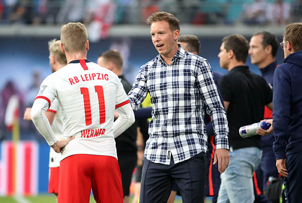 Nagelsmann từng giúp Werner tỏa sáng trong thành phần RB Leipzig.