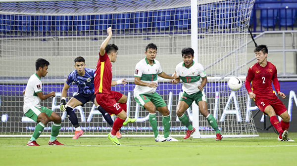 ĐT Việt Nam giành chiến thắng đậm trước Indonesia. Ảnh: AFC.