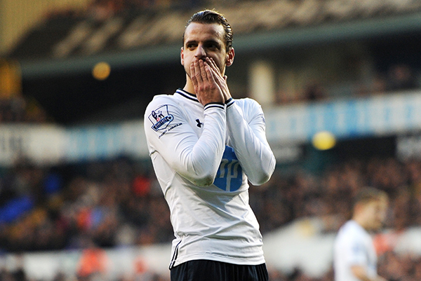 Soldado thi đấu tệ hại trong mùa giải 2014/15.