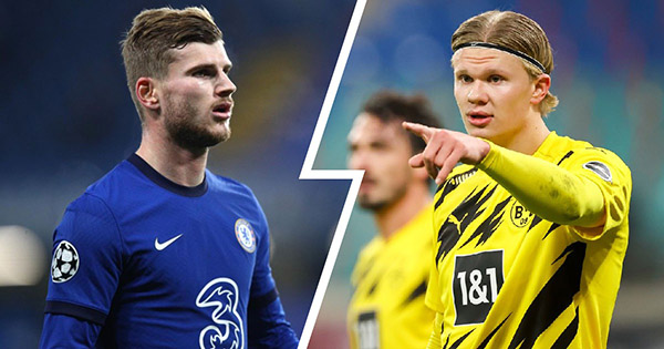 Chelsea muốn lấy Werner đổi Haaland.