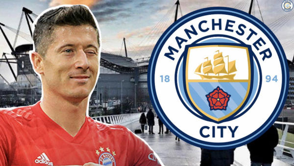 Man City sẽ lựa chọn Lewandowski thay vì Kane?
