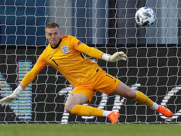 Thủ môn Jordan Pickford. Người gác đền đang khoác áo Everton vẫn luôn là sự lựa chọn số 1 trong khung gỗ Tam Sư.
