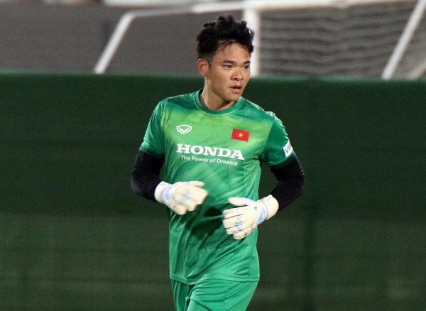 Thủ môn Trần Nguyên Mạnh. Anh đang chiếm được lòng tin nơi BHL ĐT Việt Nam sau 2 trận đấu gặp Lào và Malaysia.