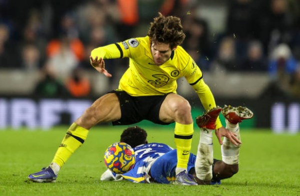 Marcos Alonso - 6.6 điểm. Cựu sao Fiorentina chỉ dừng lại ở mức tròn vai trong trận đấu với Brighton.