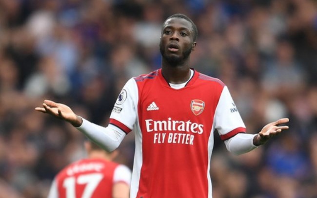 Pepe không chứng tỏ được nhiều trong màu áo Arsenal.