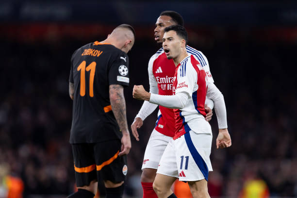 Ảnh bài viết 10 thống kê Arsenal 1-0 Shakhtar: Martinelli "out trình"; Lời nguyền sân nhà