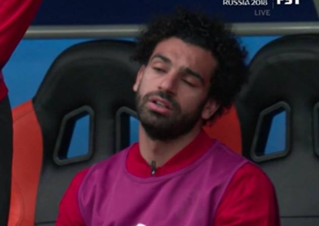 Mohamed Salah đã rất thất vọng khi đội nhà thua trận.