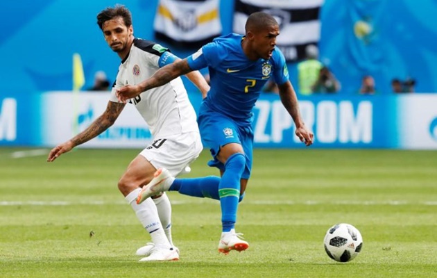 Douglas Costa đang đứng trước nguy cơ sớm chia tay World Cup.