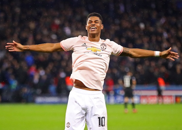 Rashford đang cố gắng hoàn thiện lối chơi của mình.