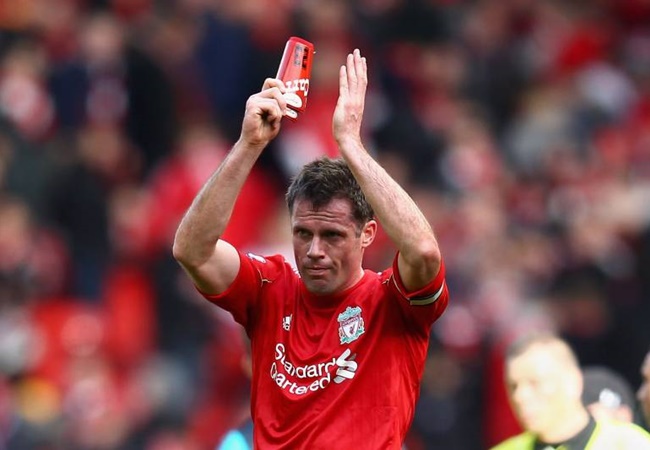 Vị trí số 9 lại là một hậu vệ cánh khác - Jamie Carragher. Cựu danh thủ người Anh chơi tổng cộng 508 trận. Hiện nay, anh nổi tiếng với vai trò là một bình luận viên của Sky Sports.