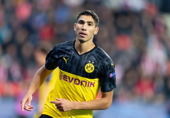 Bên cánh trái sẽ là Achraf Hakimi - ngôi sao đang thi đấu cho Borussia Dortmund theo dạng cho mượn từ Real Madrid.