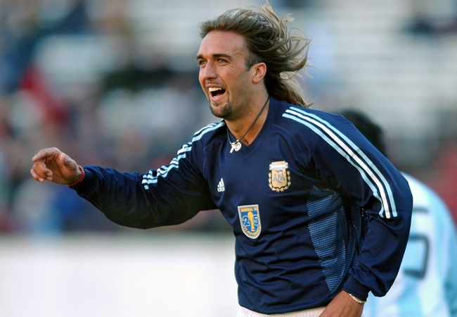 Cuối cùng là một tiền đạo trứ danh khác - Gabriel Batistuta.