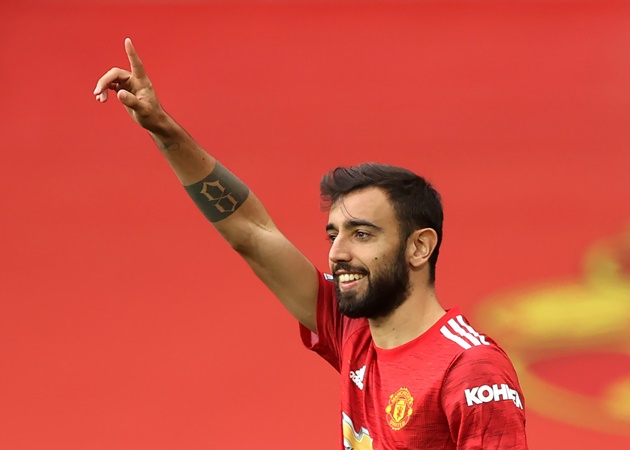 Và tất nhiên không thể thiếu Bruno Fernandes, người đã ghi 11 bàn và có 6 pha kiến tạo sau 18 trận ra sân ở mùa giải 2020/21 tính trên mọi đấu trường.