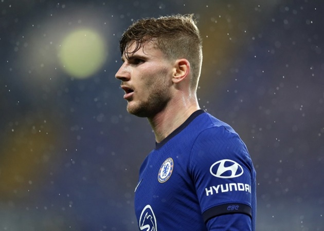 8. Timo Werner đã không ghi được bất kỳ bàn thắng nào trong 9 trận gần nhất tính trên mọi đấu trường cho Chelsea.