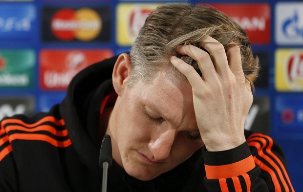 Schweinsteiger sẽ lỡ Europa League cùng Man United. Ảnh: Internet.