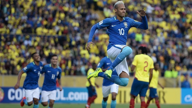 Neymar trong màu áo ĐT Brazil. Ảnh: Internet