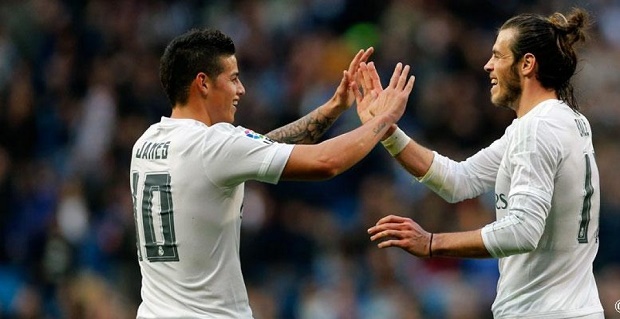 Chấn thương của Bale mở ra cơ hội cho James. Ảnh: Marca