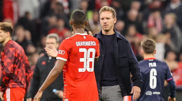 Ảnh bài viết Nagelsmann tiết lộ lý do khiến Ryan Gravenberch ''sa lầy'' tại Bayern