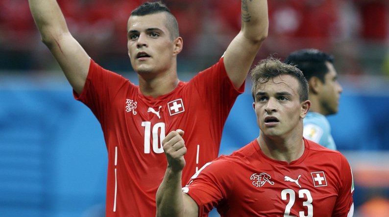 Phong độ của Xhaka và Shaqiri là yếu tố sống còn của Thụy Sĩ.
