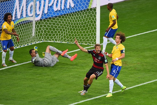 Đức từng hủy diệt Brazil 7-1 ở kỳ World Cup cách đây bốn năm.
