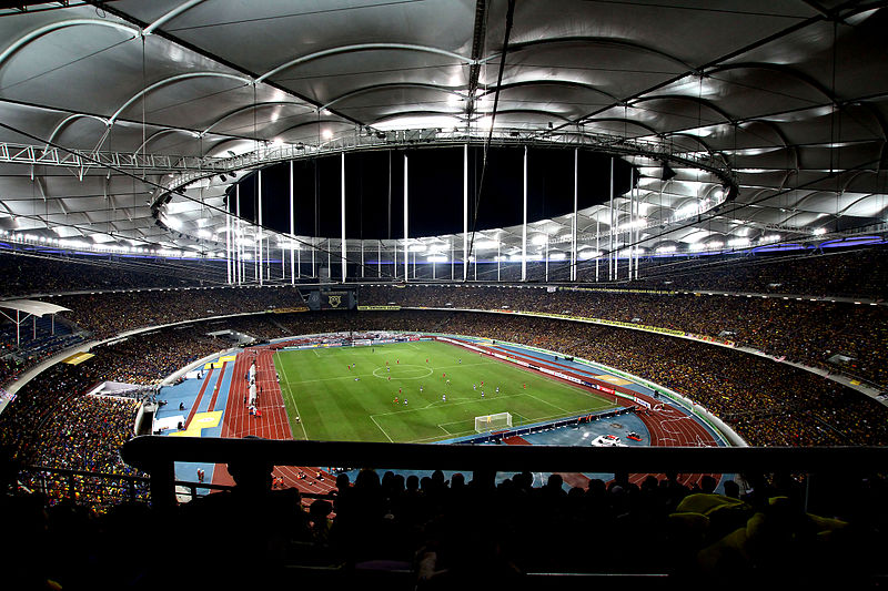 8. Sân vận động lớn nhất: Bukit Jalil National Stadium (Kuala Lumpur, Malaysia). Sức chứa: 87.411 chỗ ngồi.