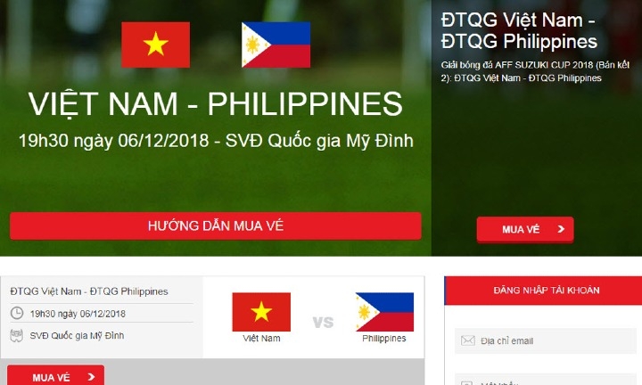 Phương phát bán vé mới của VFF gây tranh cãi.