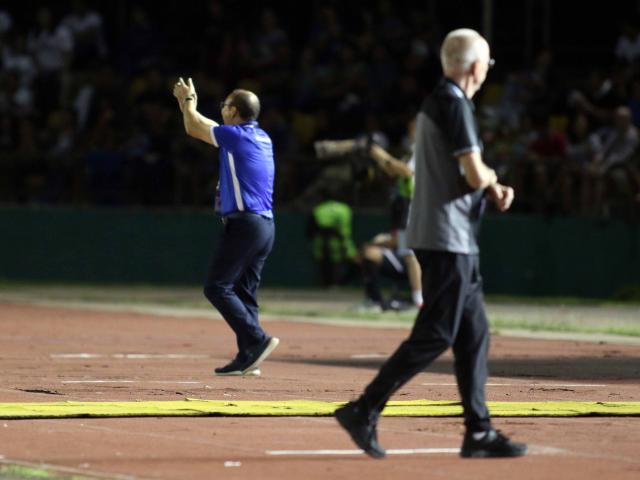 Thầy Park gây ấn tượng bởi tình huống động viên kịp thời.