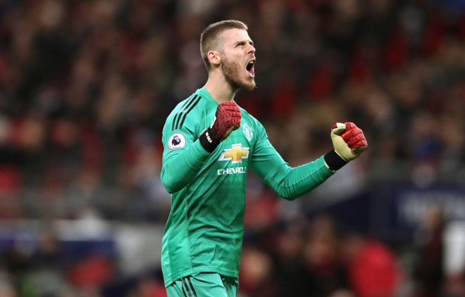 De Gea xuất sắc trước Tottenham cách đây 1 tuần.