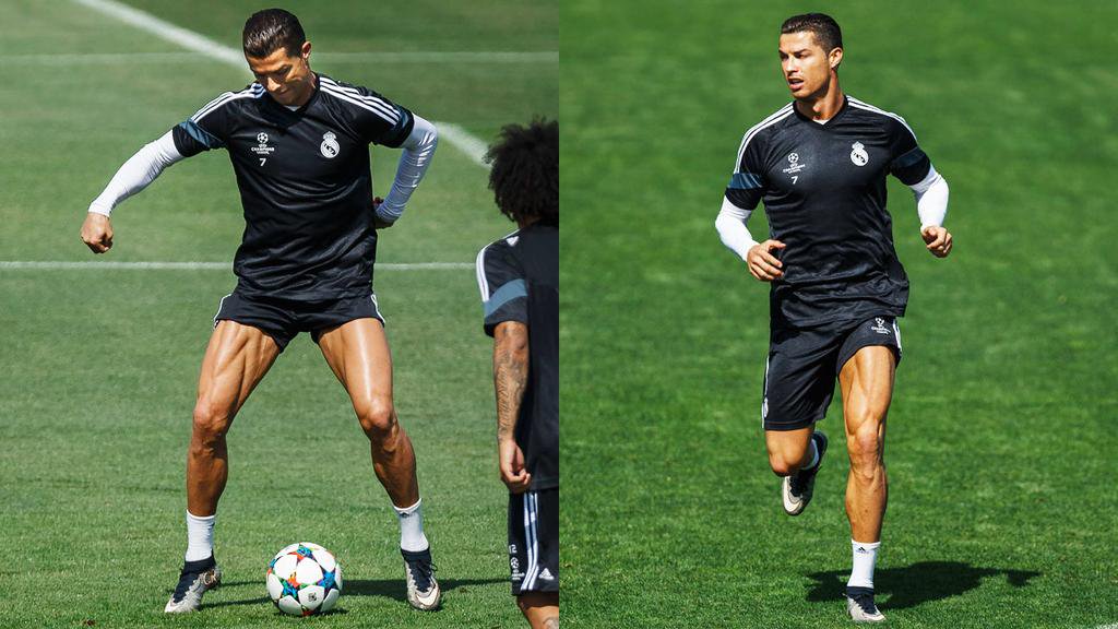 10. Cristiano Ronaldo. Ở tuổi 34, CR7 vẫn làm cả thế giới đi từ bất ngờ này đến bất ngờ khác. Bí quyết của siêu sao Bồ Đào Nha không gì khác ngoài vùi đầu vào tập luyện, biến anh từ cậu bé mảnh khảnh ngày đầu đến Anh thành "siêu nhân" làng túc cầu như hiện tại.