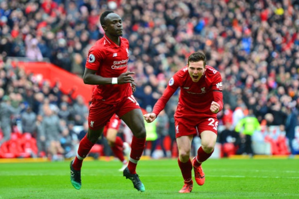 Sau hiệp đầu không có bàn thắng nào được ghi, Liverpool sớm khai thông thế bế tắc khi hiệp 2 mới trôi qua 6 phút. Sadio Mane có mặt đúng lúc đúng chỗ, dứt điểm cận thành sau đường kiến tạo của Jordan Henderson, mở tỷ số trận đấu.