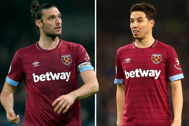 10&11. Andy Carroll - Samir Nasri (West Ham). Chấn thương tiếp tục ảnh hưởng nghiêm trọng đến sự nghiệp Carroll, trong khi Nasri không để lại dấu ấn đủ thuyết phục để được giữ lại.