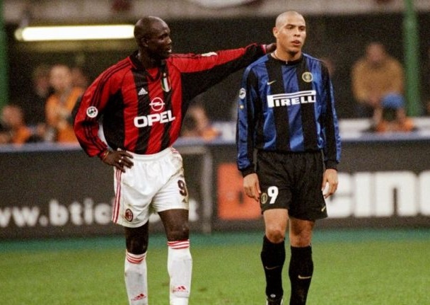 5. George Weah. QBV 1995 cùng Milan 2 lần thống trị Serie A vào các năm 1996 và 1999.