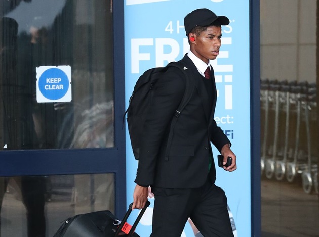 Tiền đạo Marcus Rashford kết thúc tour du đấu với 2 bàn thắng.