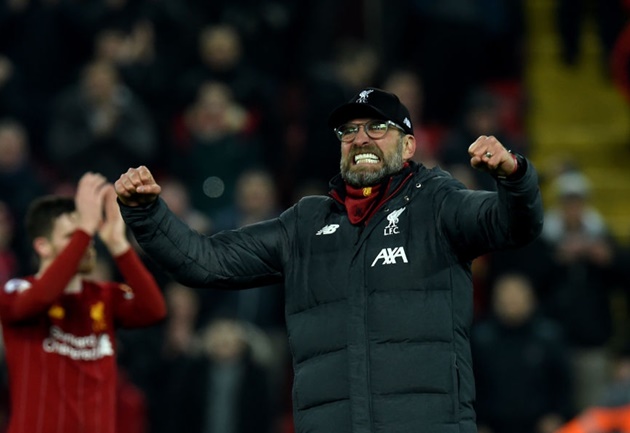 36 - The Kop đã kiếm được 36 điểm tại Anfield mùa này, nhiều hơn tổng số điểm United đang có (34).