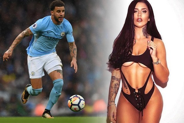 Tháng 3 năm ngoái, Kyle Walker từng gây sốc khi ngoại tình với cô đào 30 tuổi - Laura Brown. Cả hai đã quan hệ ngay trên chiếc Bentley 200.000 bảng của hậu vệ Manchester City.